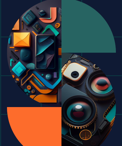 An illustration to ALPHA article about ChatGPT and AI in marketing